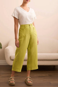 Tribal - Brooke Flowy Wide Crop Pants