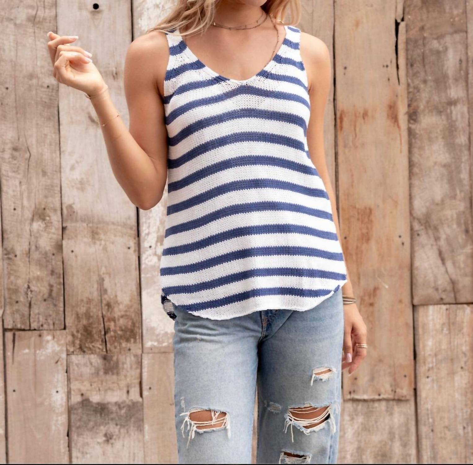 Wooden Ships - Willow Striped Tank