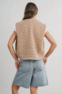 Buttermelon - Floral Fleece Vest