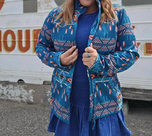Panhandle - Aztec Print Winter Jacket