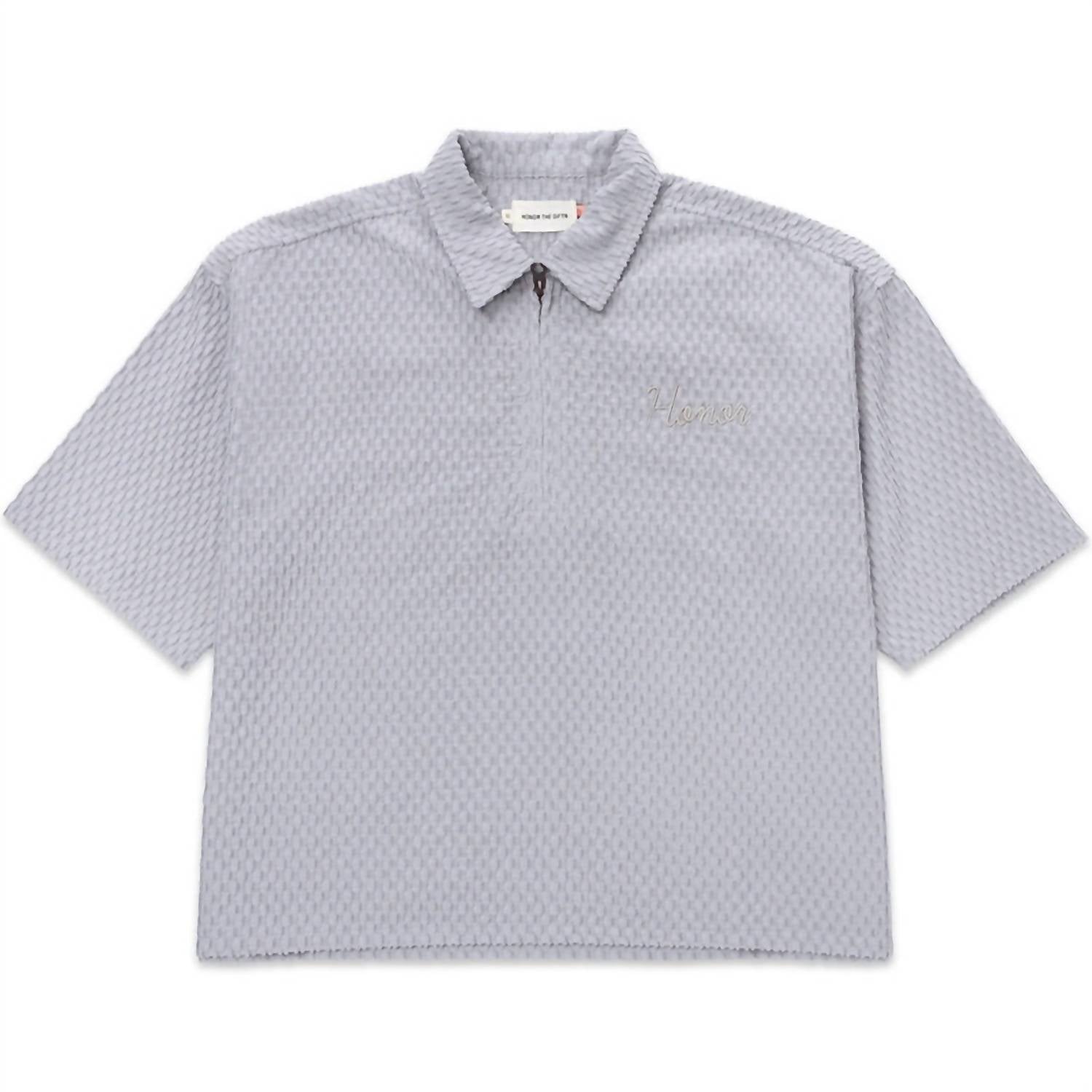 Honor The Gift - Textured Knit Quarter Zip Top