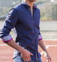 Eight X - Men's Fill Coupe Dots Shirt