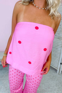 Entro - Women's Bubbles Polka Dot Tube Top