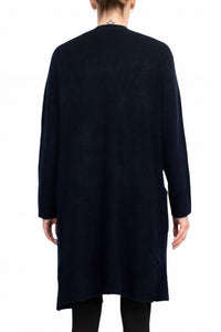 Velvet Heart - Open Front Cardigan With Pockets