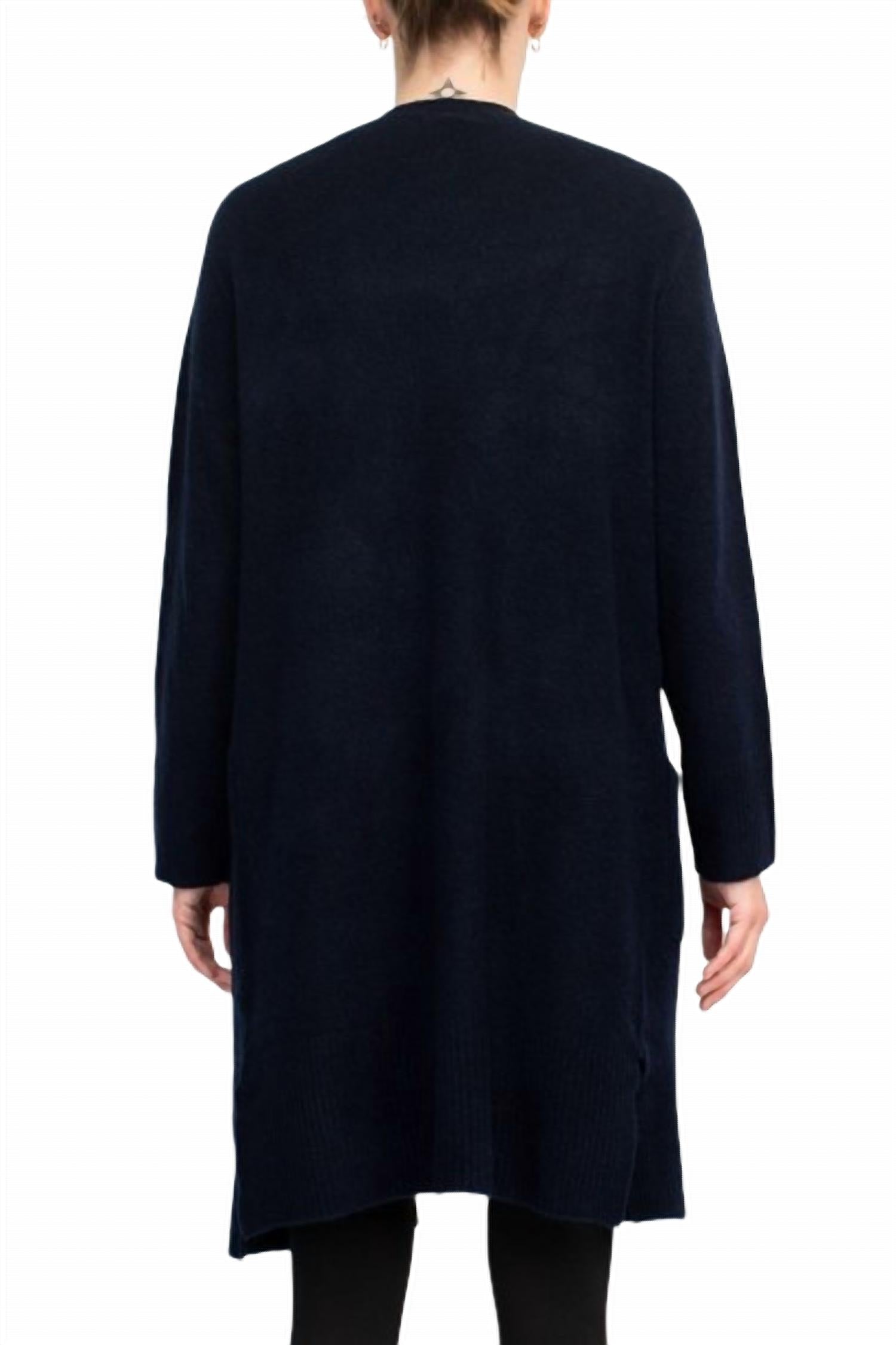 Velvet Heart - Open Front Cardigan With Pockets