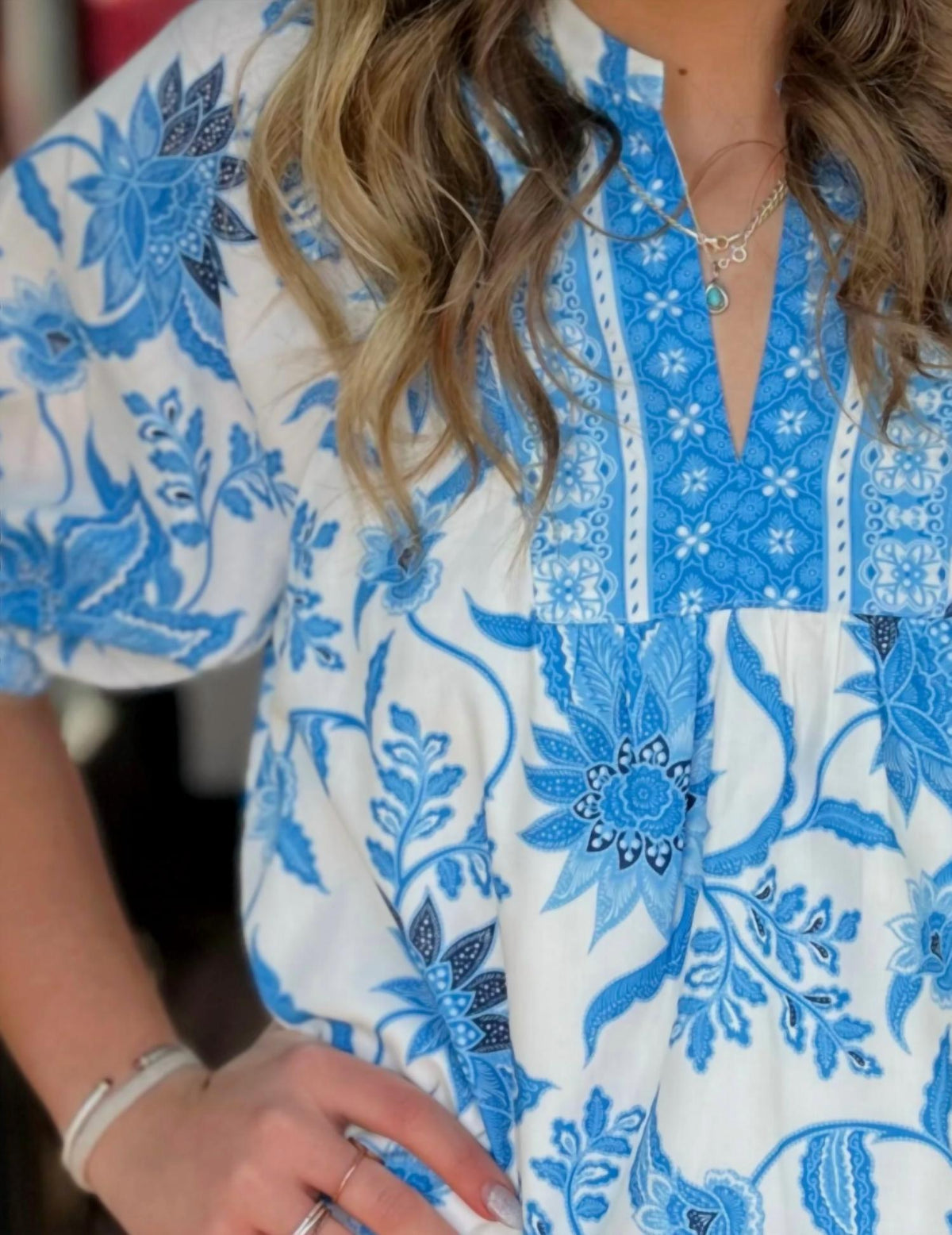 Joy Joy - Dutch Meadow Front Yoke Top