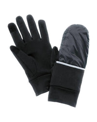 BROOKS Unisex Drift Running Glove in black asphalt - men's accessory - detail view