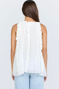 Dear John Denim - Renata Ruffle Scoop Neck Top