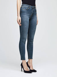 L'Agence Marguerite High Rise Skinny Jean in new vintage - women's jeans - alternate view