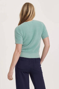Another Love - Suzie Fuzzy Short Sleeve Sweater Top