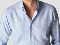 Eton - Solid Wrinkle-free Oxford Shirt