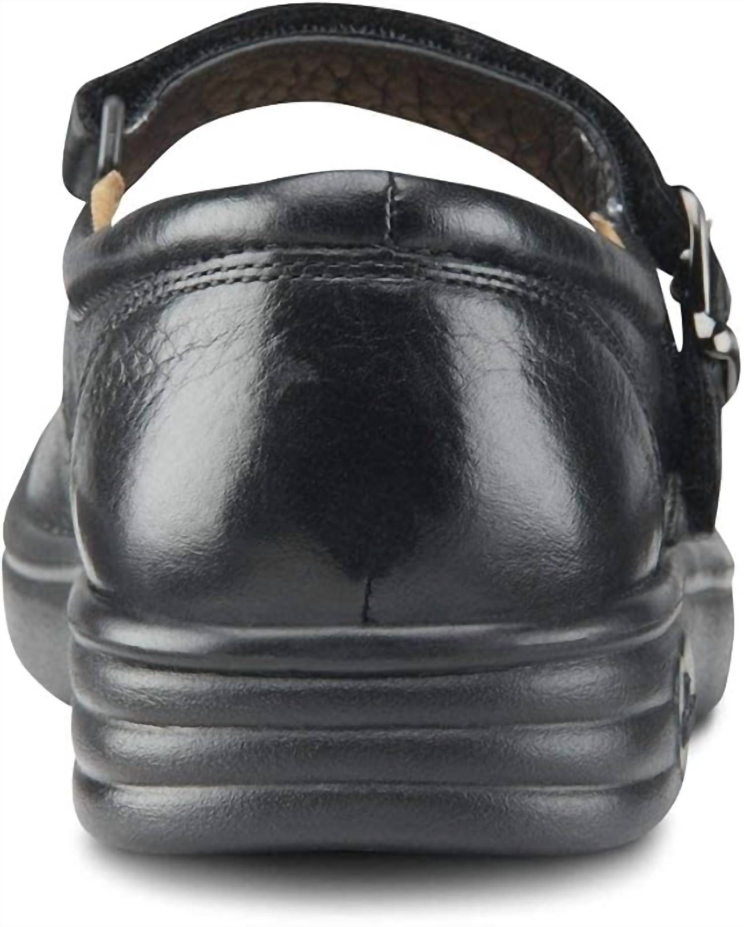Dr. Comfort Shoes Women's Merry Jane Dress Shoes in black - women's flats - detail view