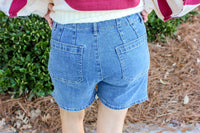 Charlie B - Women's Front Pocket Patch Short