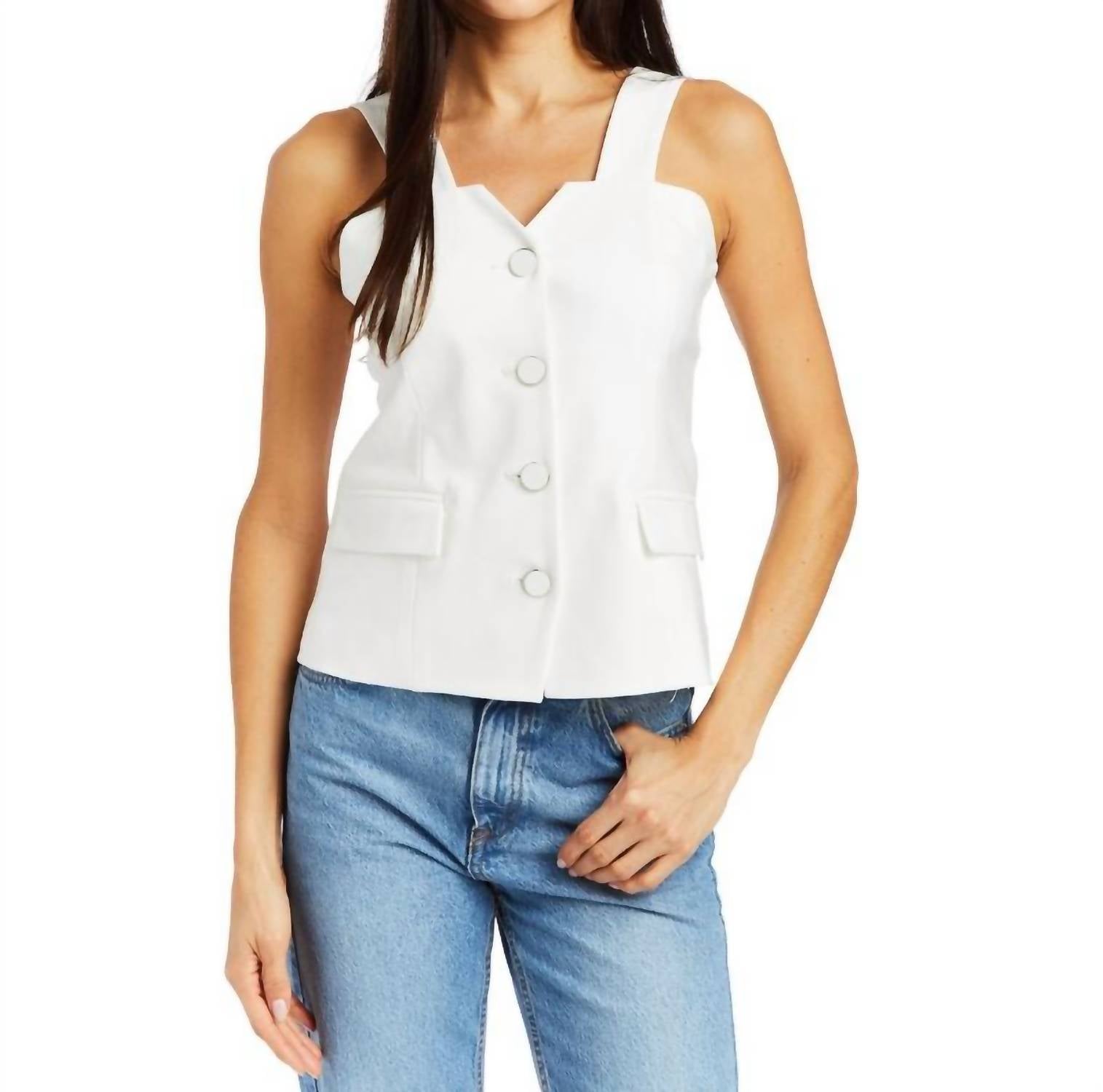 Drew - Billie Cotton Stretch Vest