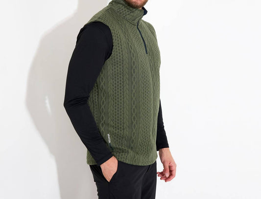 Abacus Sportswear Us - Woburn Mock Neck Half Zip Vest