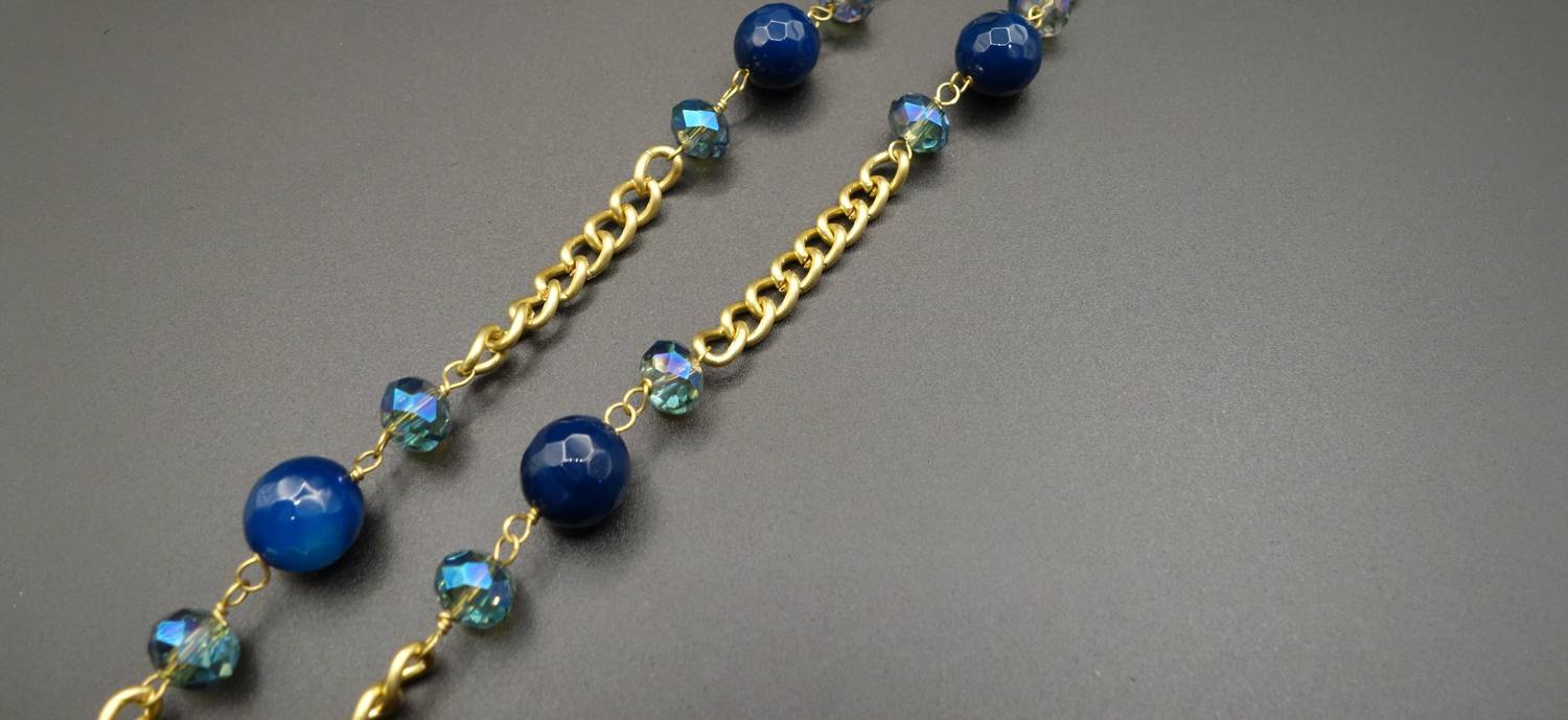Standawt - Women's Agate Sunglasses Chain