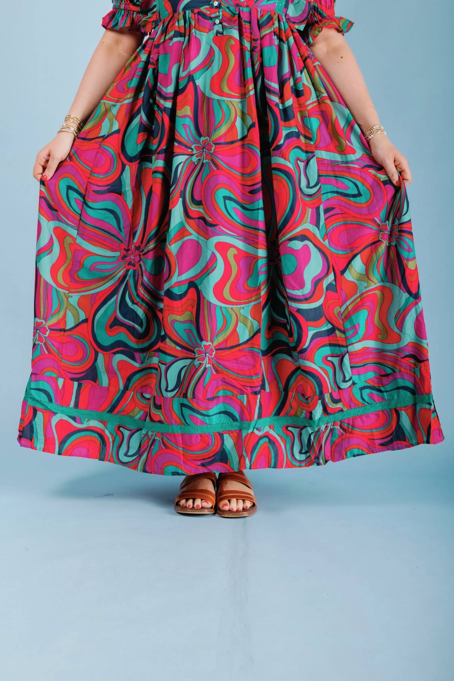Karlie Jewel Bloom Maxi Dress in multi - women's dress - view 5