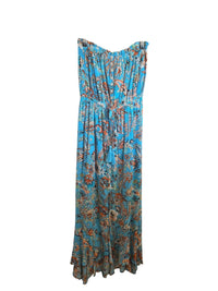 Elan - Floral Strapless Maxi Dress