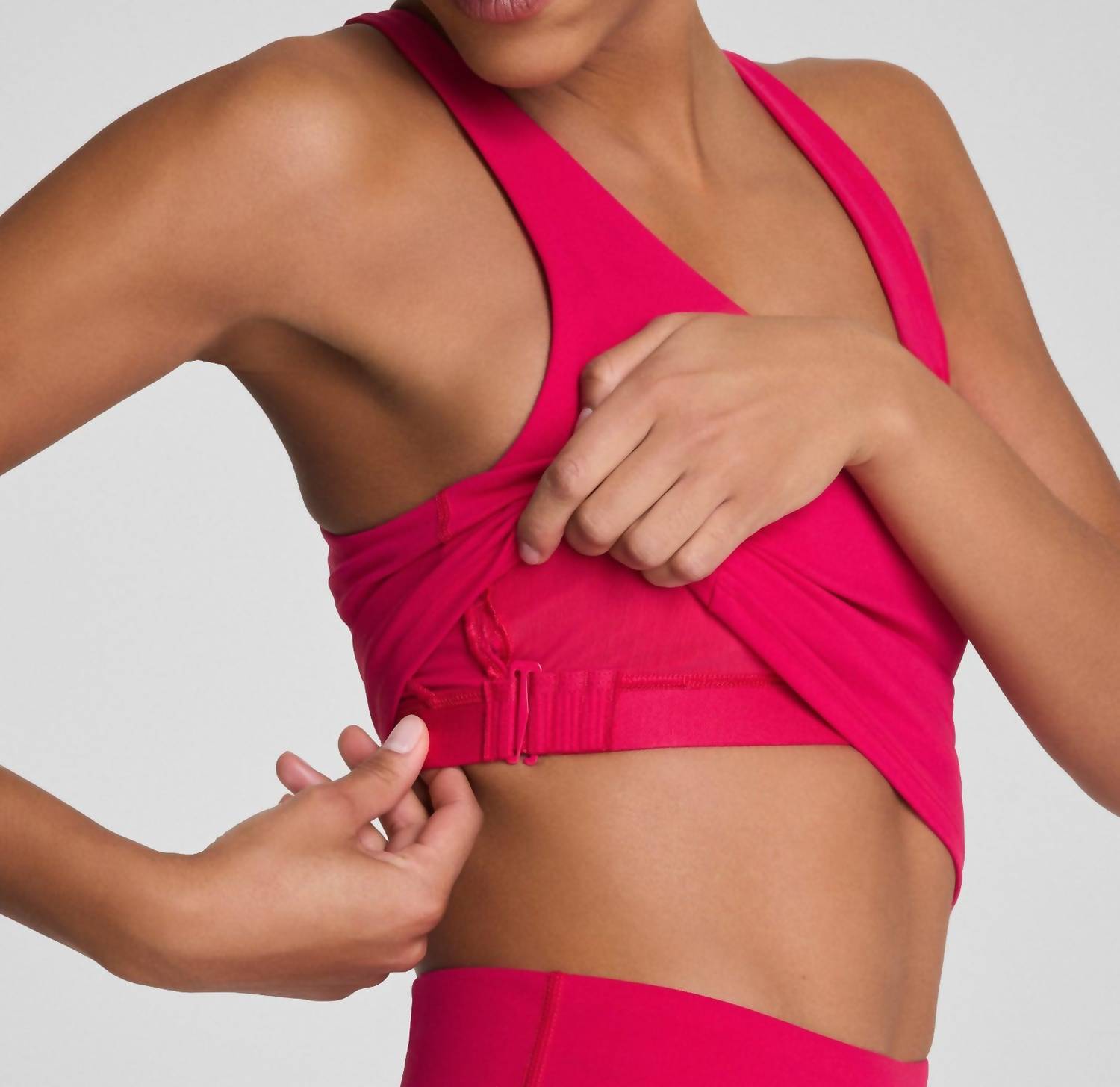 Spanx - Get Moving V Neck Shelf Tank Top