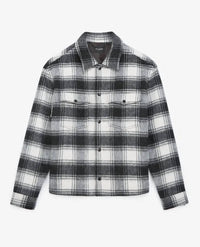 The Kooples - Wool Jacket With Check Motif