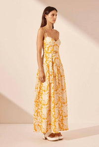 Shona Joy - Dulce Panelled Bustier Maxi Dress