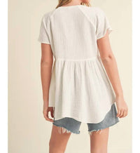 Aemi + Co - Relaxed Cotton Blouse