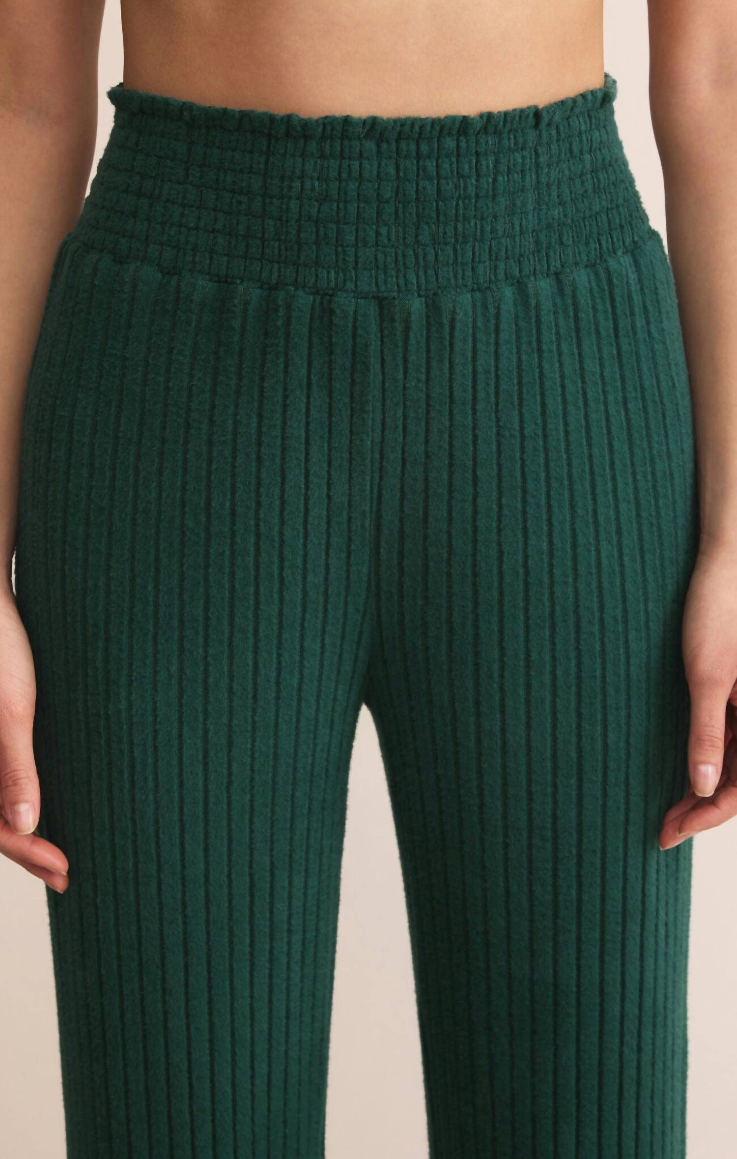 Z Supply - Dawn Smocked Straight Leg Pants