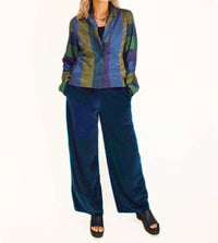 Luukaa - Velvet Wide Leg Pants