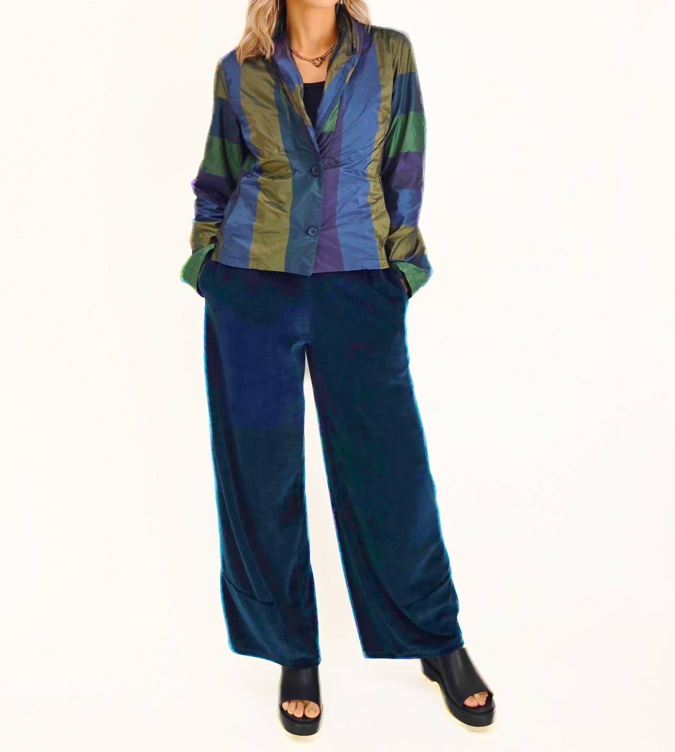 Luukaa - Velvet Wide Leg Pants