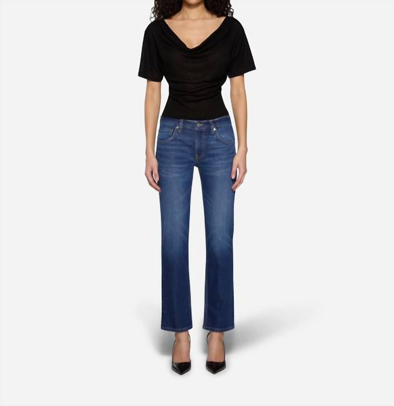EB Denim Lola Slim Cigarette Jeans in tribeca - women's jeans - view 4