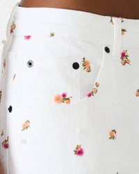 Steve Madden - Sydnee Floral Wide Leg Jean