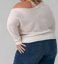 Minnie Rose - Cashmere Off The Shoulder Top - Plus