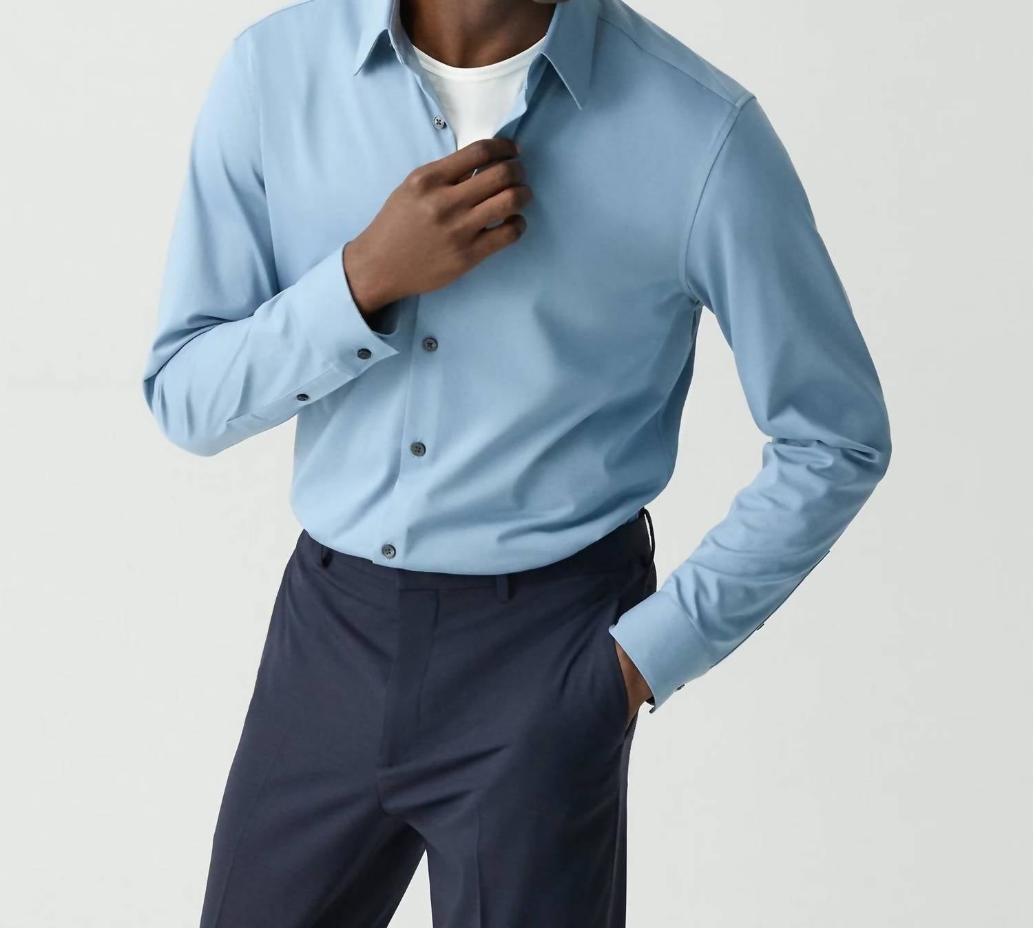 Theory - Sylvain Structure Knit Shirt