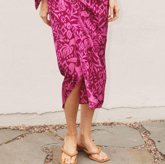 BOYSENBERRY MIDI SKIRT