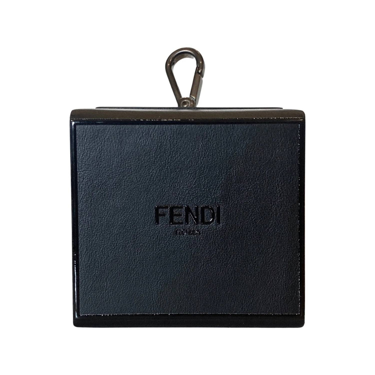 Fendi - Women's Roma Mini Box Leather Key Ring Charm