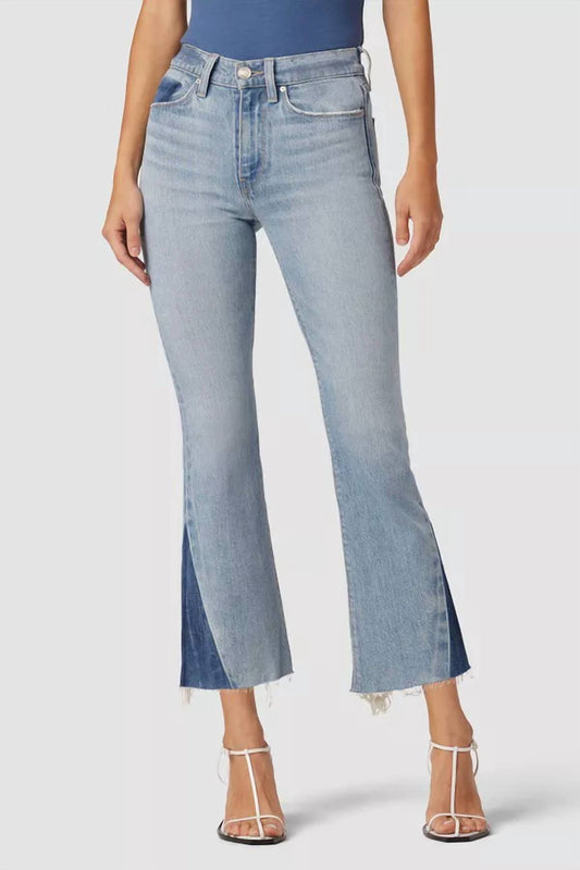 Barbara High-Rise Bootcut Crop Jean