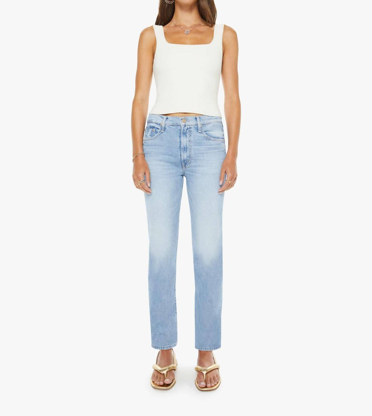 Mother - High Waisted Rider Hover Jeans