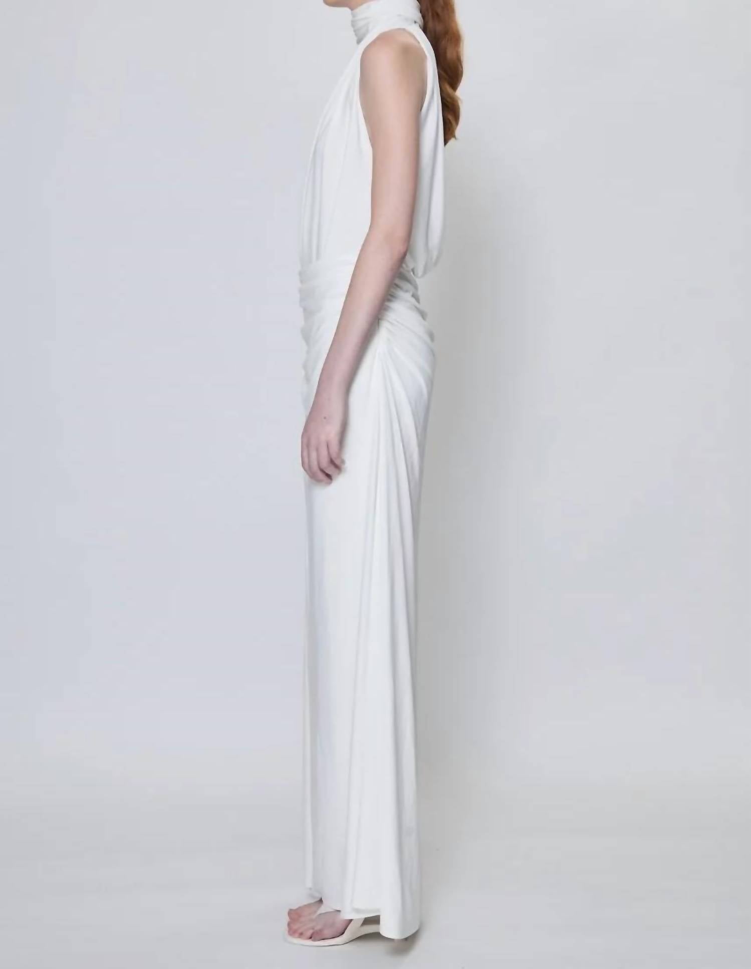 Simkhai - Moira Draped Jersey Gown