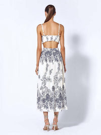 ALEXIS Sunisa Skirt in iris - women's skirt - detail view