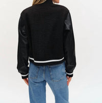 Six/Fifty - Remi Faux Shearling Bomber Jacket