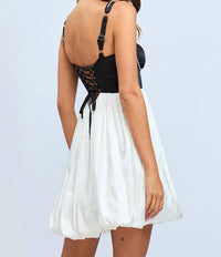 Golden - Maude Color Block Corset Dress