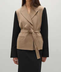 A.Emery - Harvey Contrast Sleeves Jacket