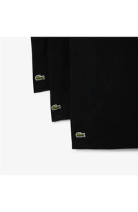 Lacoste - Men's Essentials Three Pack Crew Neck T Shirts Set