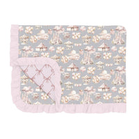 Kickee - Toddler Kid's Ruffle Blanket