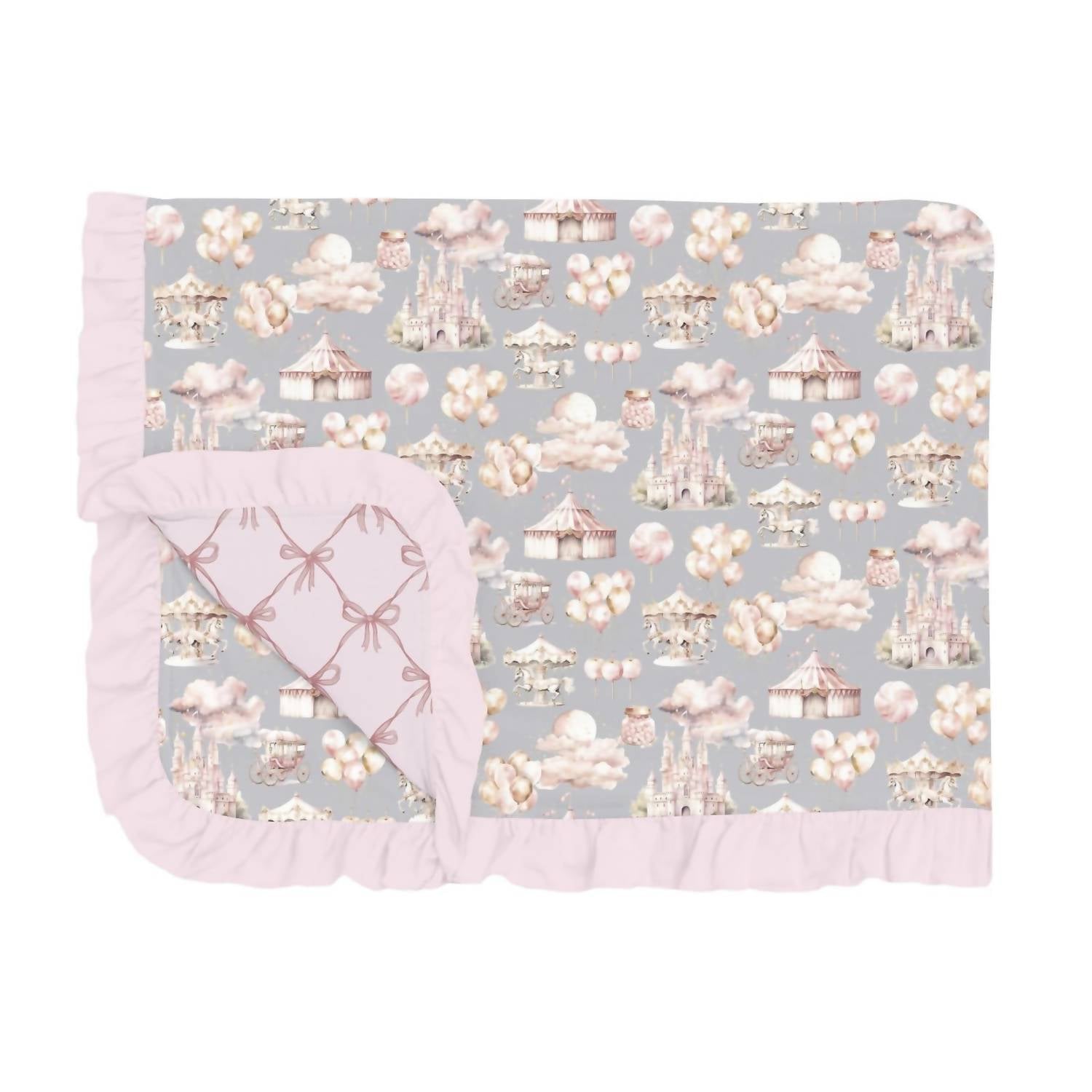 Kickee - Toddler Kid's Ruffle Blanket