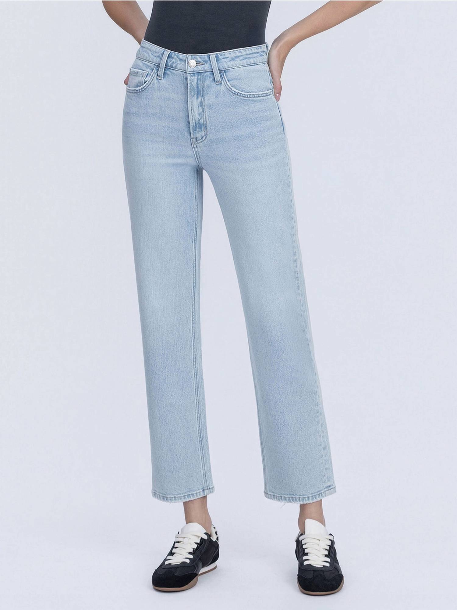 Vervet By Flying Monkey - Super High Rise Tapered Leg Jeans