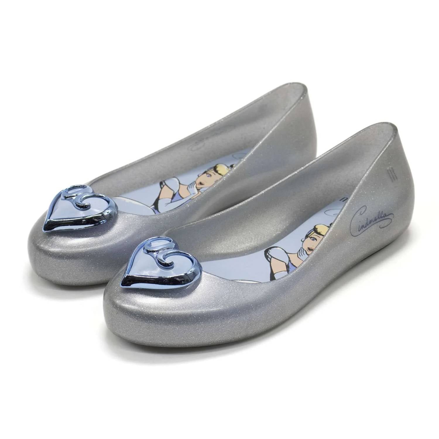 Mini Melissa - Girl's Sweet Love And Disney Princess Cinderella Flats