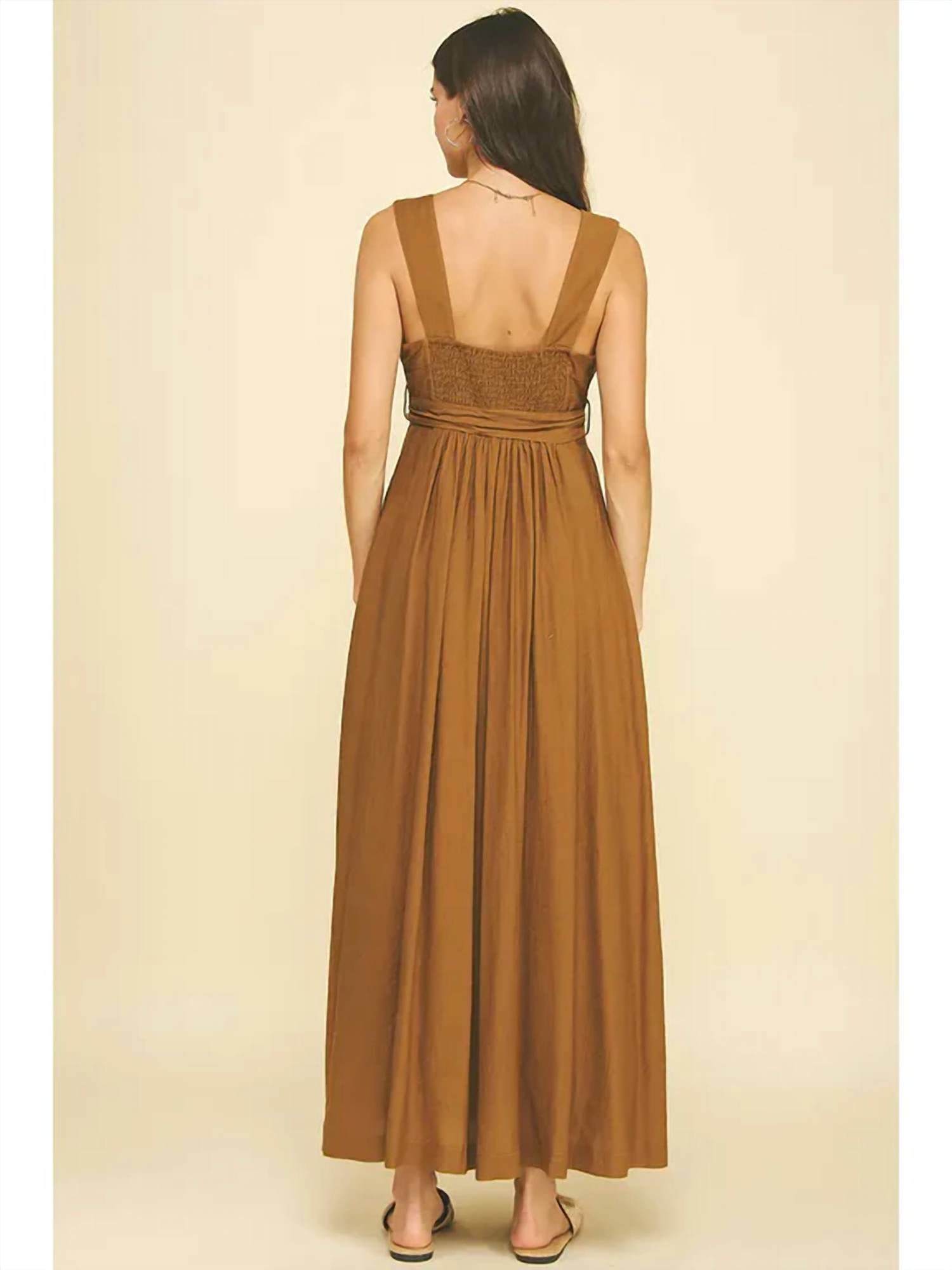Pinch - Always Poised Tie-back Midi Dress