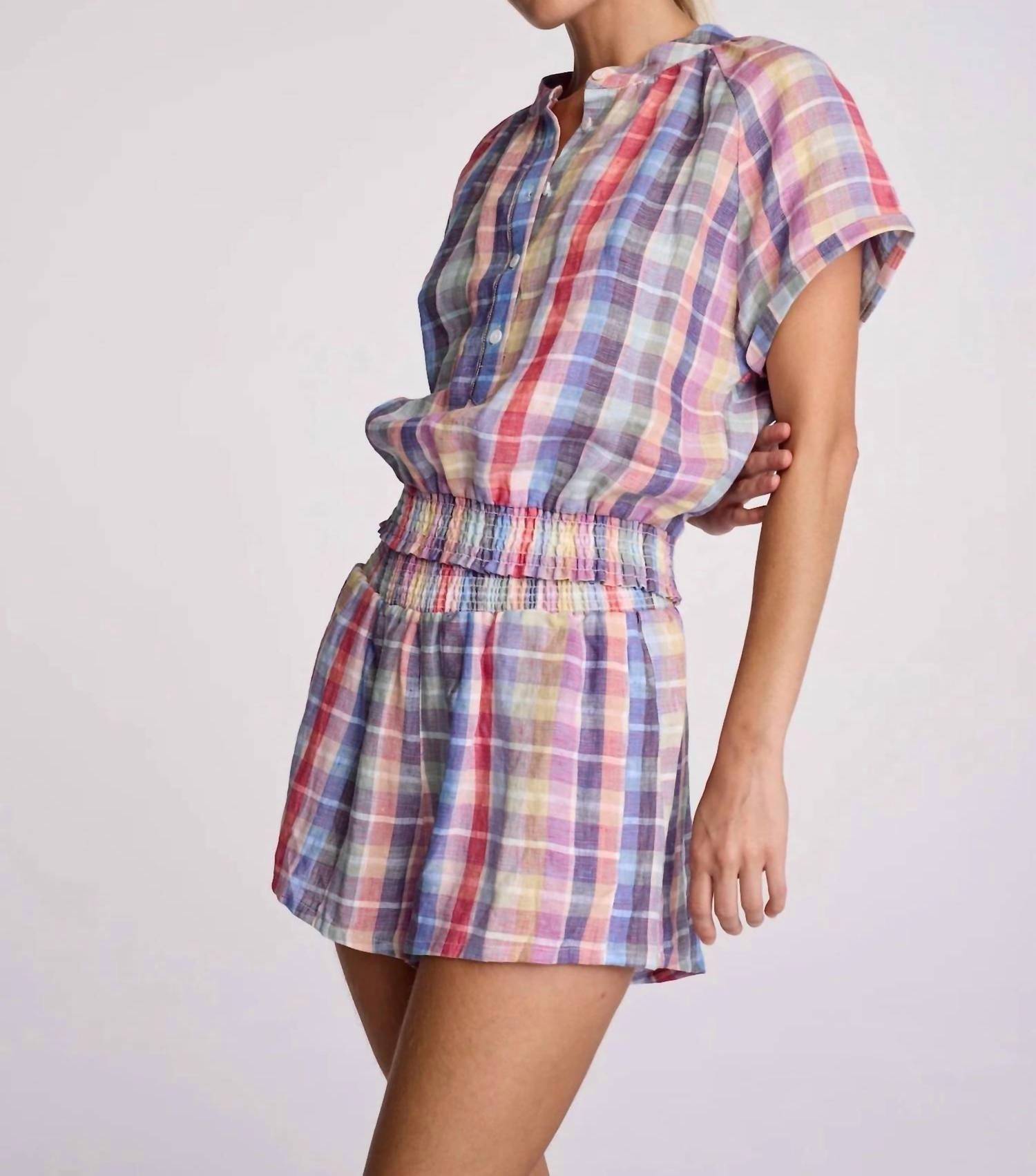 Sundays - Plaid Zora Shorts