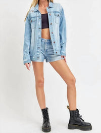 Risen - Loose Fit 90's Distressed Jacket